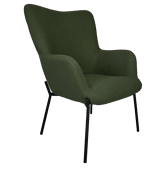 Fauteuil en tissu boucle...