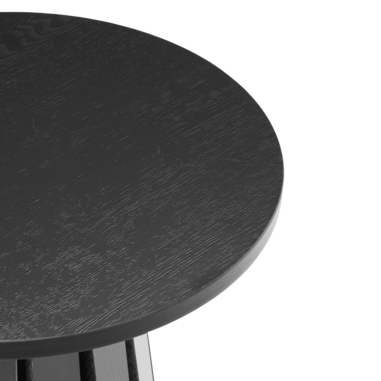 LIV Scandinavische stijl ronde bijzettafel zwart