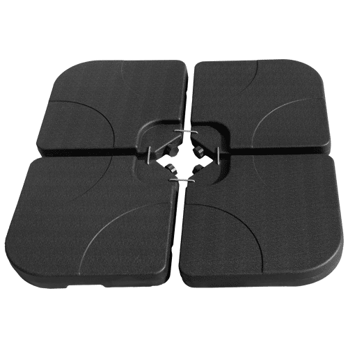 Set van 4 vierkante tegels...