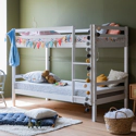 Etagenbett für Kinder 190x90cm weiß AMBRE