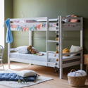 Letto a castello per bambini 190x90cm bianco AMBER