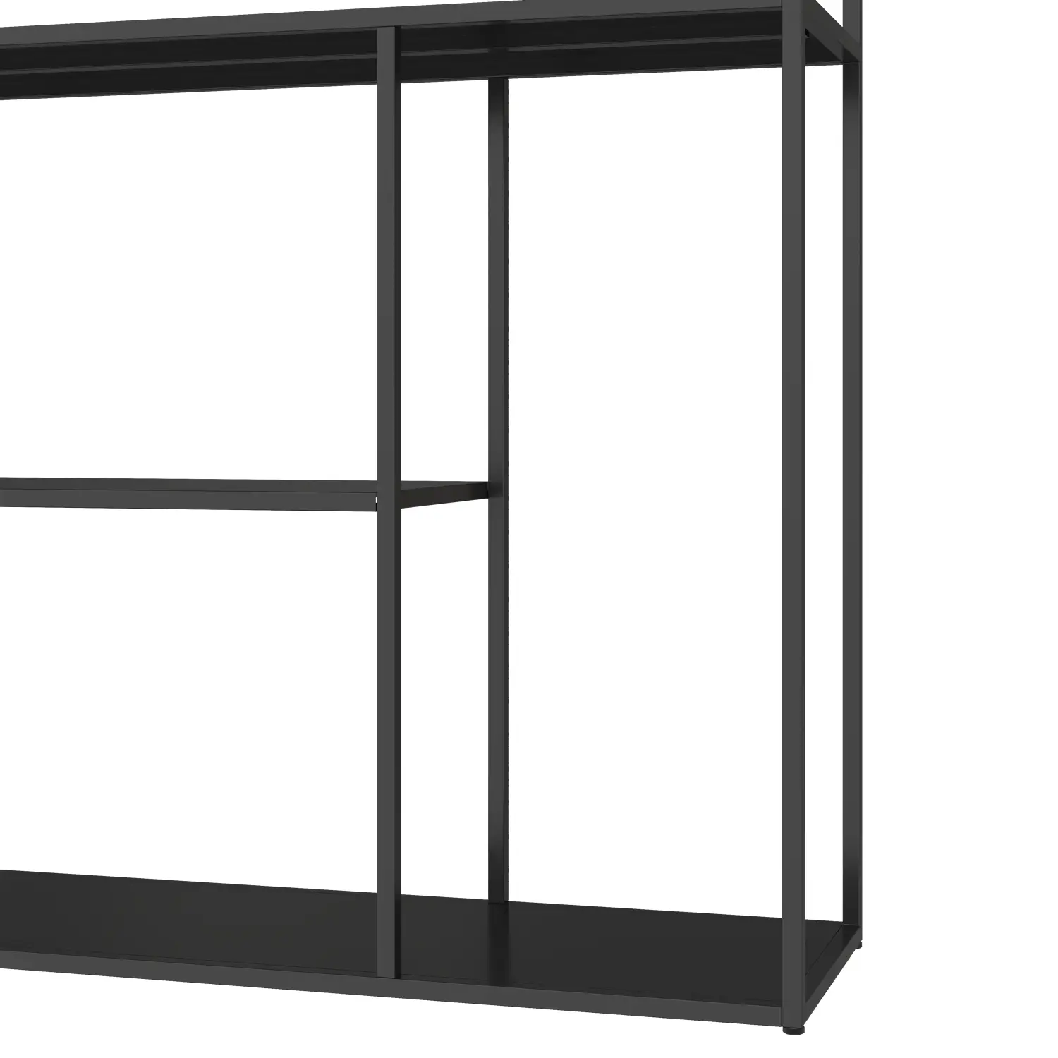 Estantería de metal 189cm negra