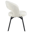 Chaise en chenille beige EHBA