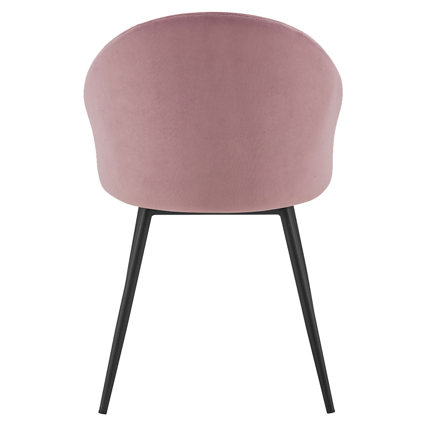 Conjunto de 2 cadeiras de veludo rosa DIANE vintage