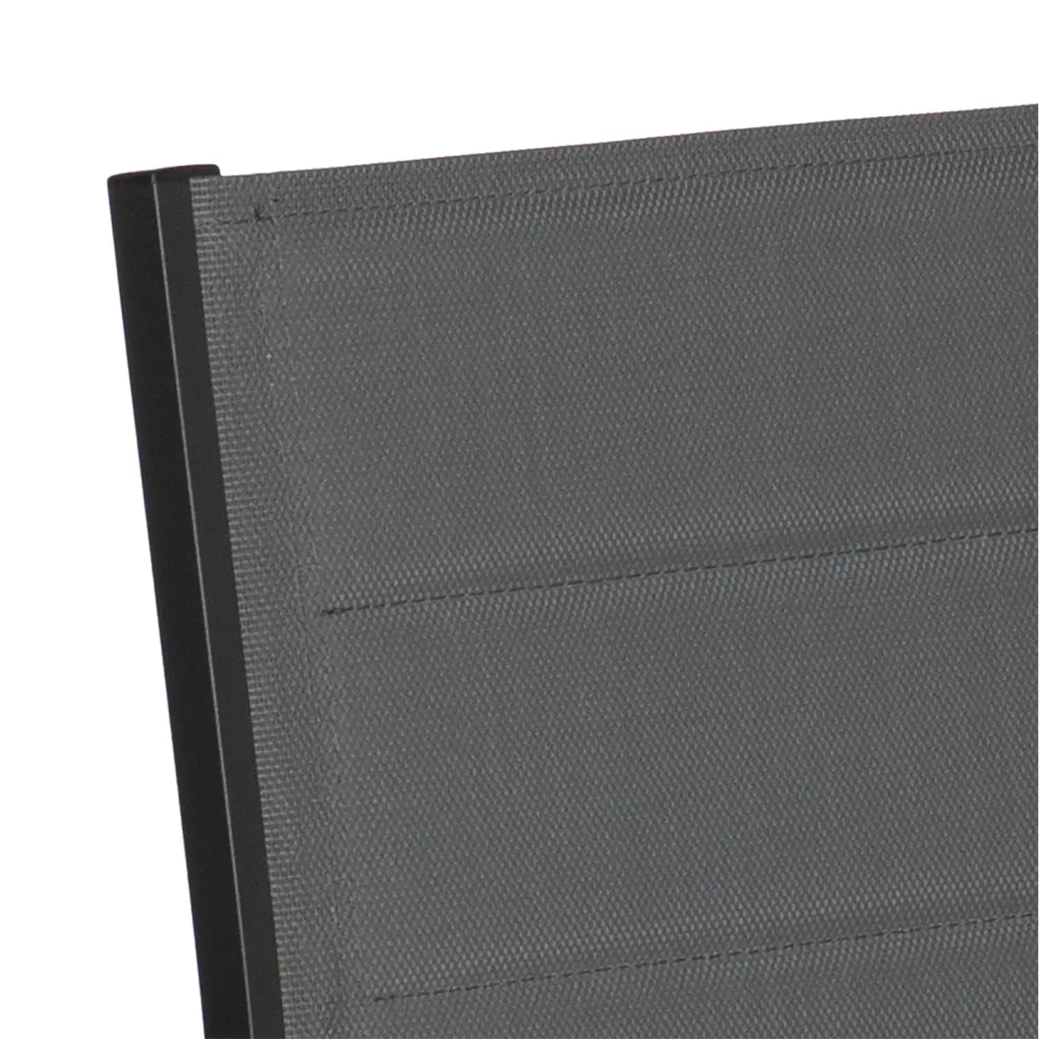 Salon de jardin extensible en textilène gris 10 places - aluminium anthracite