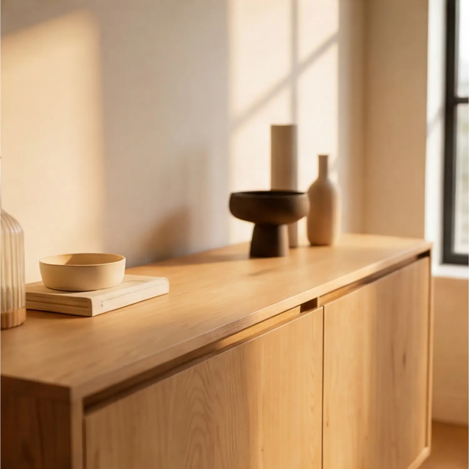 Buffet en bois 120cm