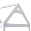 Lit cabane mezzanine pour enfant 190x90cm blanc MARGOT