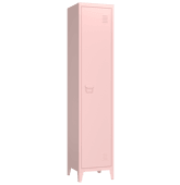 Armoire en métal 1 porte rose