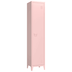 Metalen kast met 1 roze deur