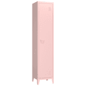 Armoire en métal 1 porte rose