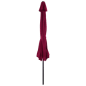 HAPUNA guarda-chuva recto redondo de 3,30m de diâmetro fúcsia