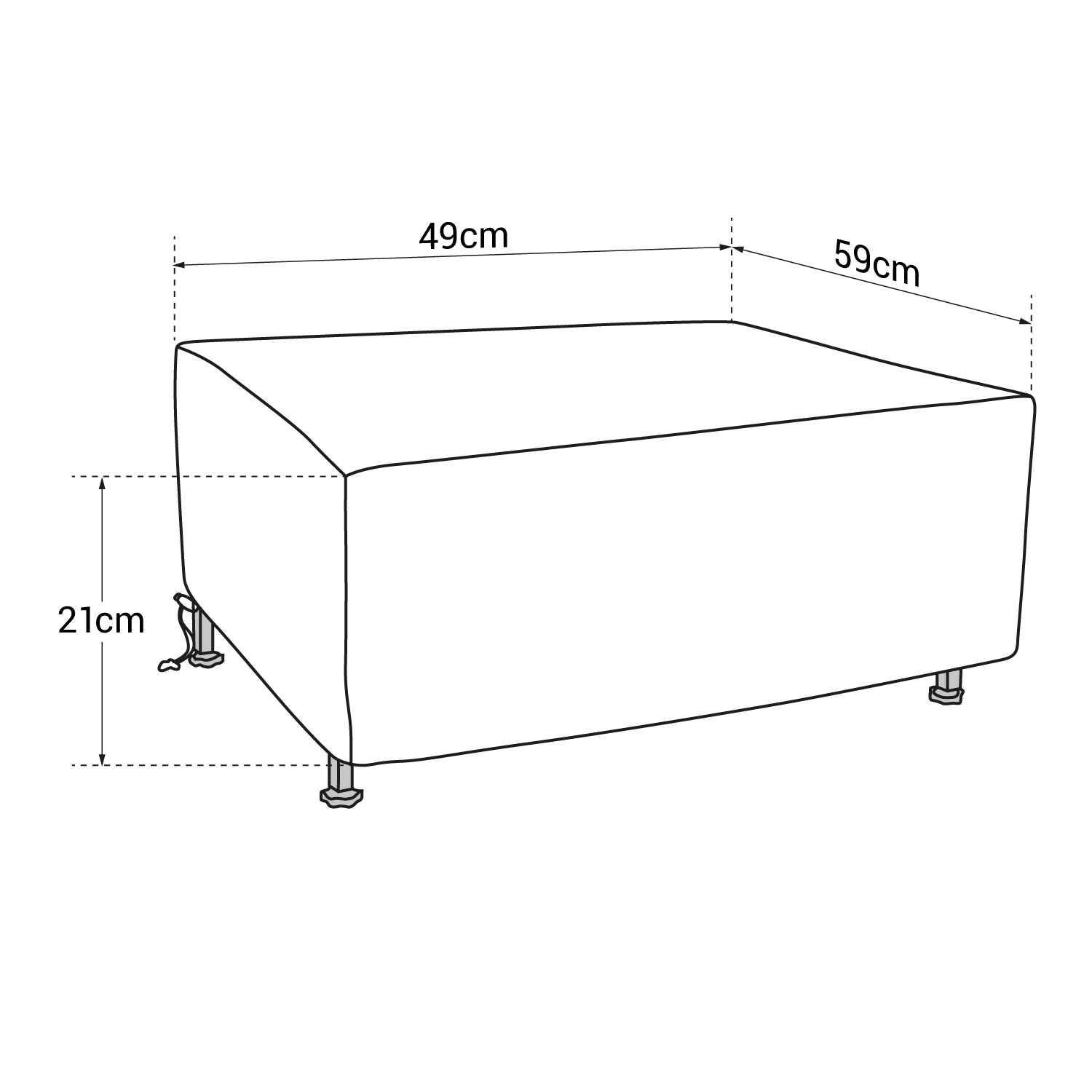 Cook'in Garden - Housse pour plancha - Taille S