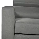Divano trasformabile WARREN 3 posti grigio