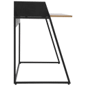 Houten en zwart bureau CHARLES