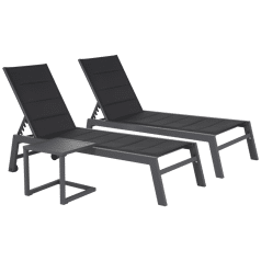 Set aus 2 Sonnenliegen und...