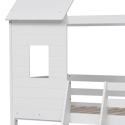 Mezzanine-Hüttenbett für Kinder 190x90cm weiß MARGOT