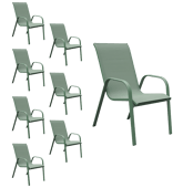 Lot de 8 chaises en...