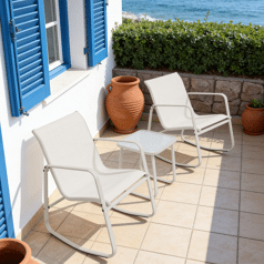 Salon de jardin à bascule...