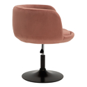 Tabouret de bar en velours rose NOLAN