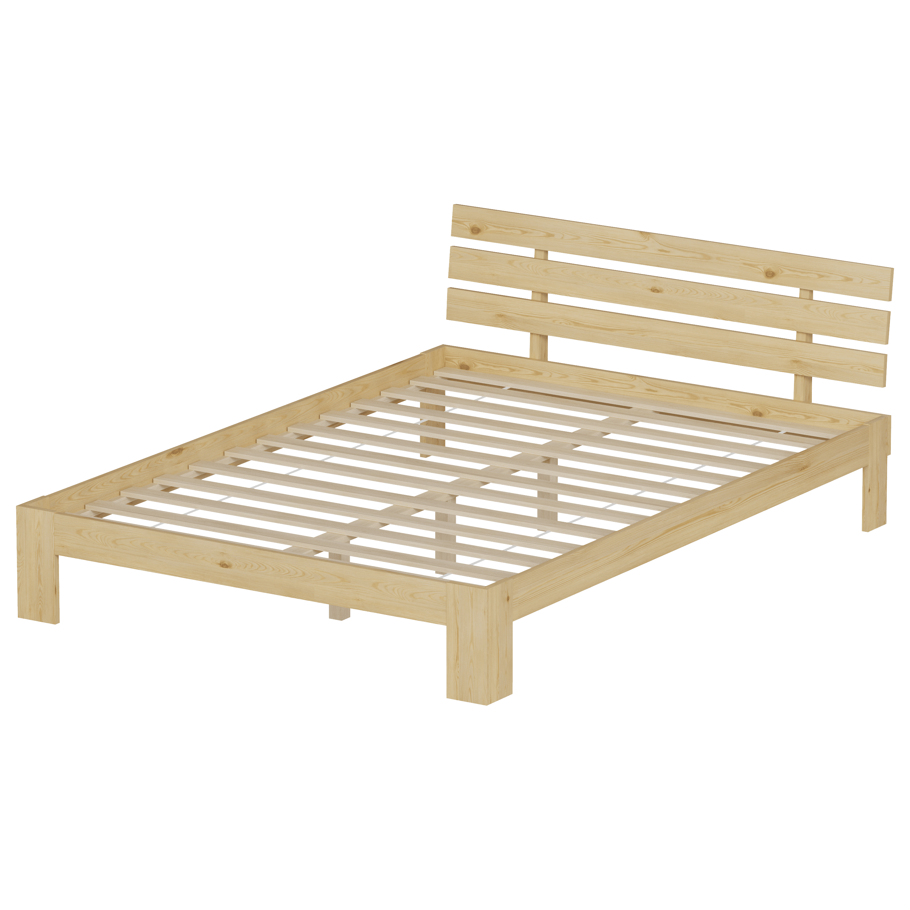 Letto in legno con testiera...