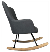 Fauteuil à bascule en tissu...