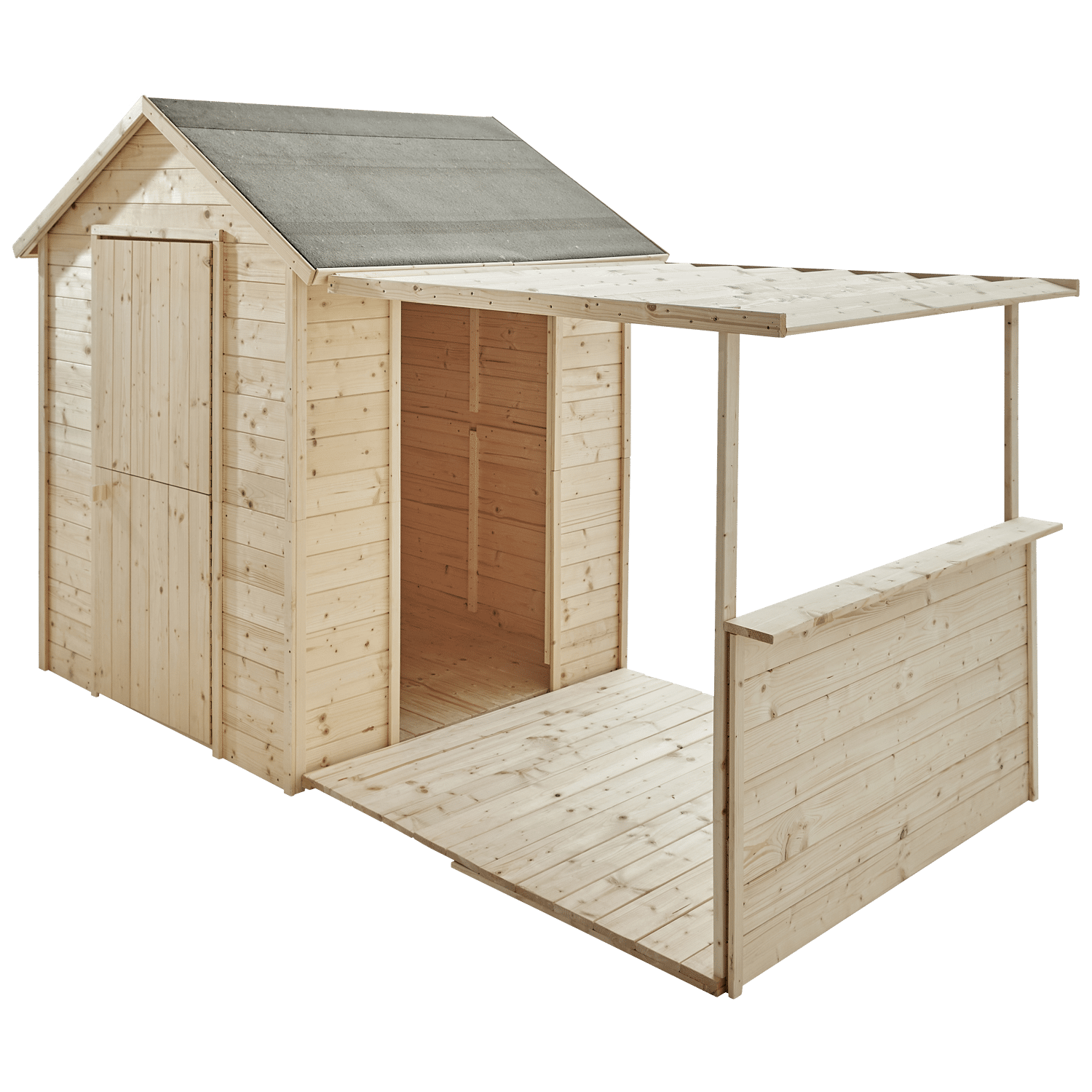 Soulet - Cabane en bois avec pergola pour enfants EUGÉNIE