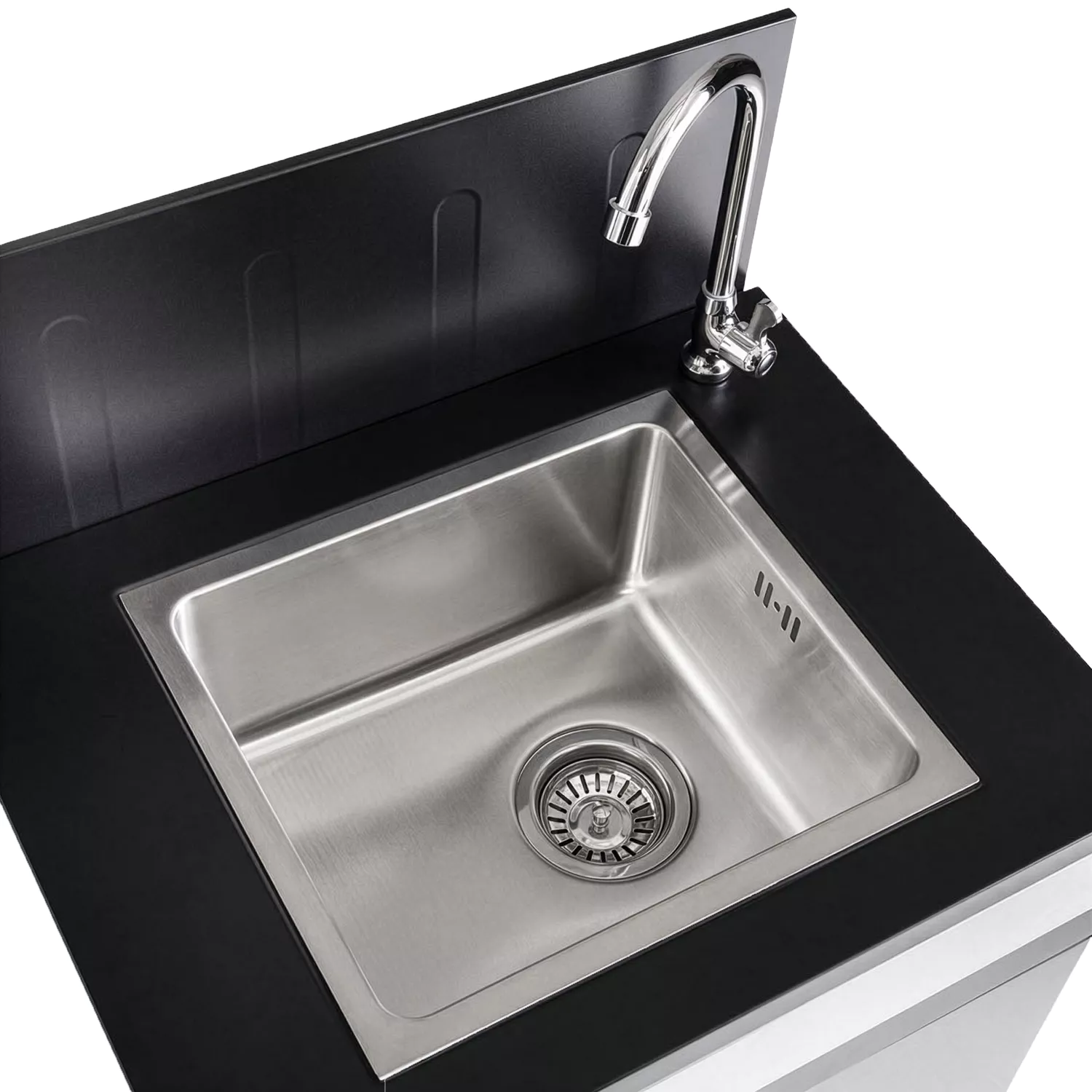 COOK'IN GARDEN - Cuisine extérieure modulable FIDGI 4 avec housse