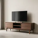 Mueble TV en madera oscura...