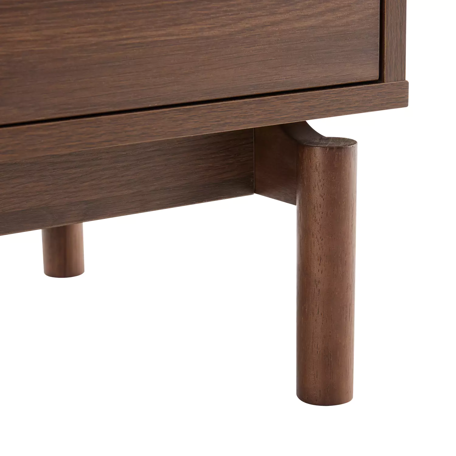 Table de chevet en bois foncé SARAH