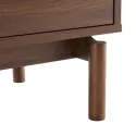 Table de chevet en bois foncé SARAH