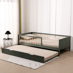 Gaveta de cama verde