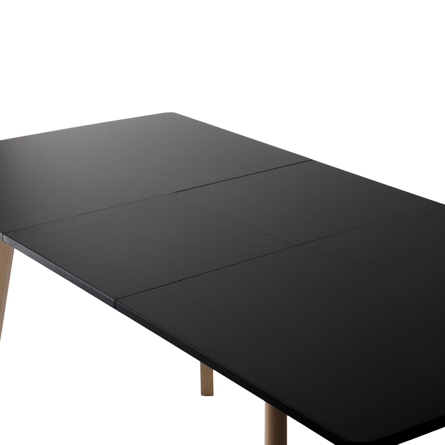 HELGA uitschuifbare tafel 120 / 160cm zwart