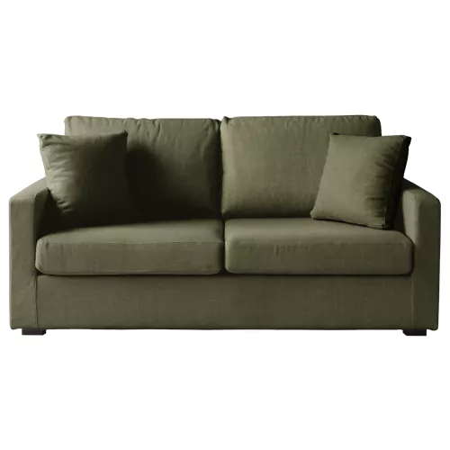 Canapé droit 3 places vert...