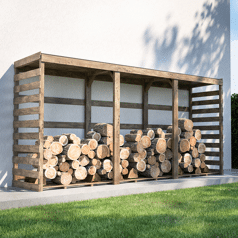 CERLAND - Abri bûches en...