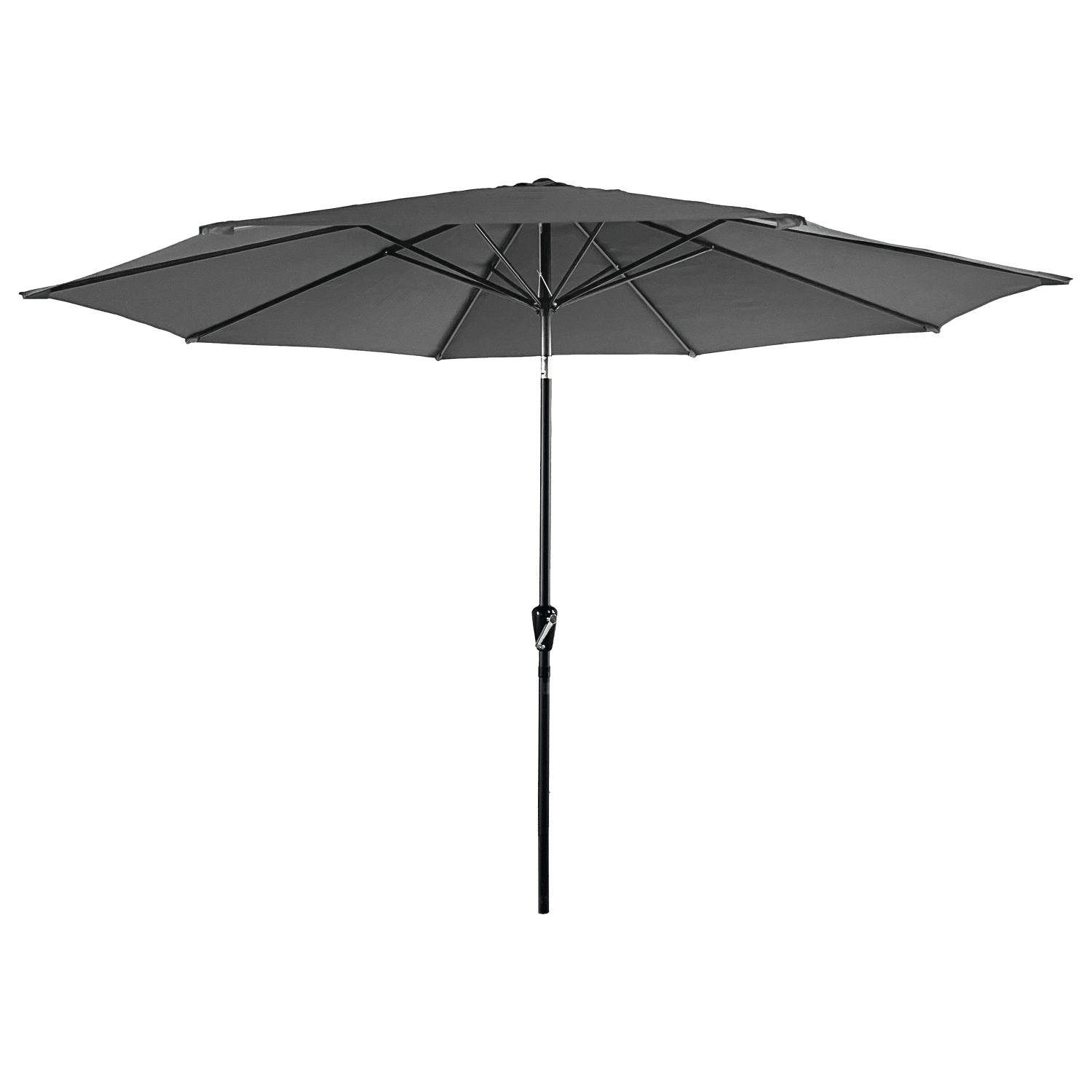 Toile pour parasol droit HAPUNA rond 3,30m de diamètre gris
