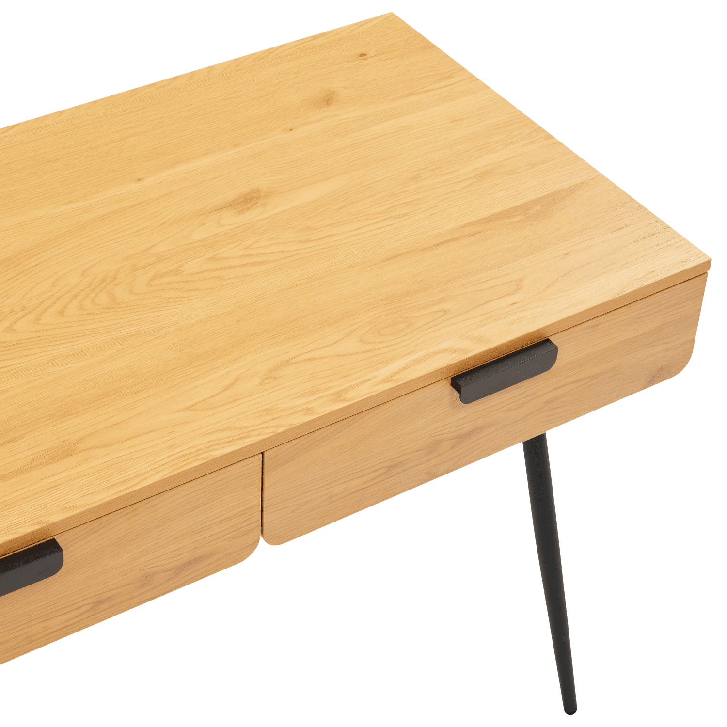 Houten bureau 2 laden LOUIS