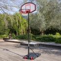 Canasta de baloncesto ajustable de 165 a 205 cm