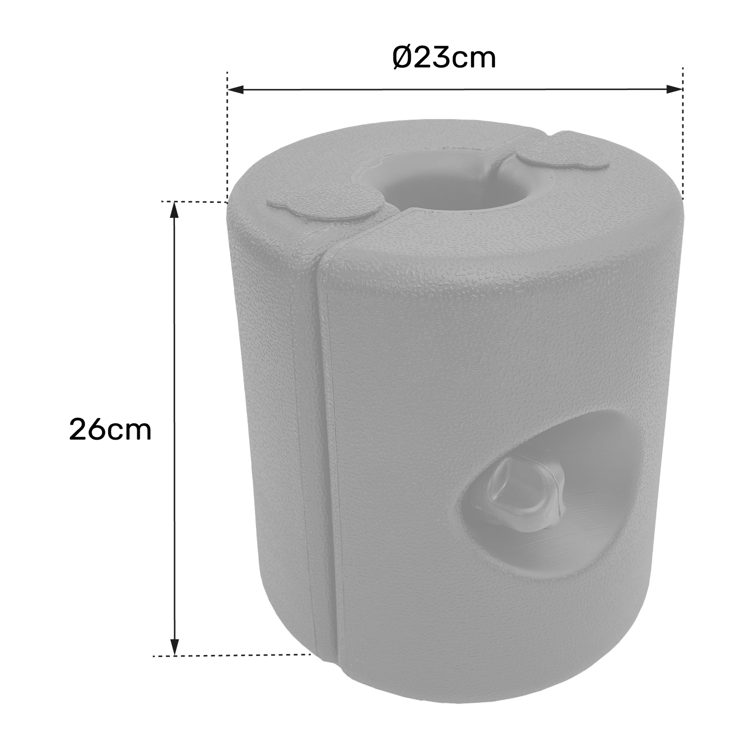 Juego de 4 lastres CARNAC para carpas de fiesta