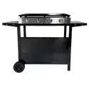 Plancha au gaz MÉRIDA 4 brûleurs + chariot