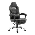 Fauteuil de bureau gamer noir et gris LINK