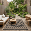 Tapis extérieur Vivaraise Lou - Polypropylène 100% - Naturel - 160 x 230 cm