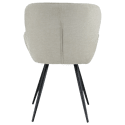 Chenille-Stuhl beige EVA