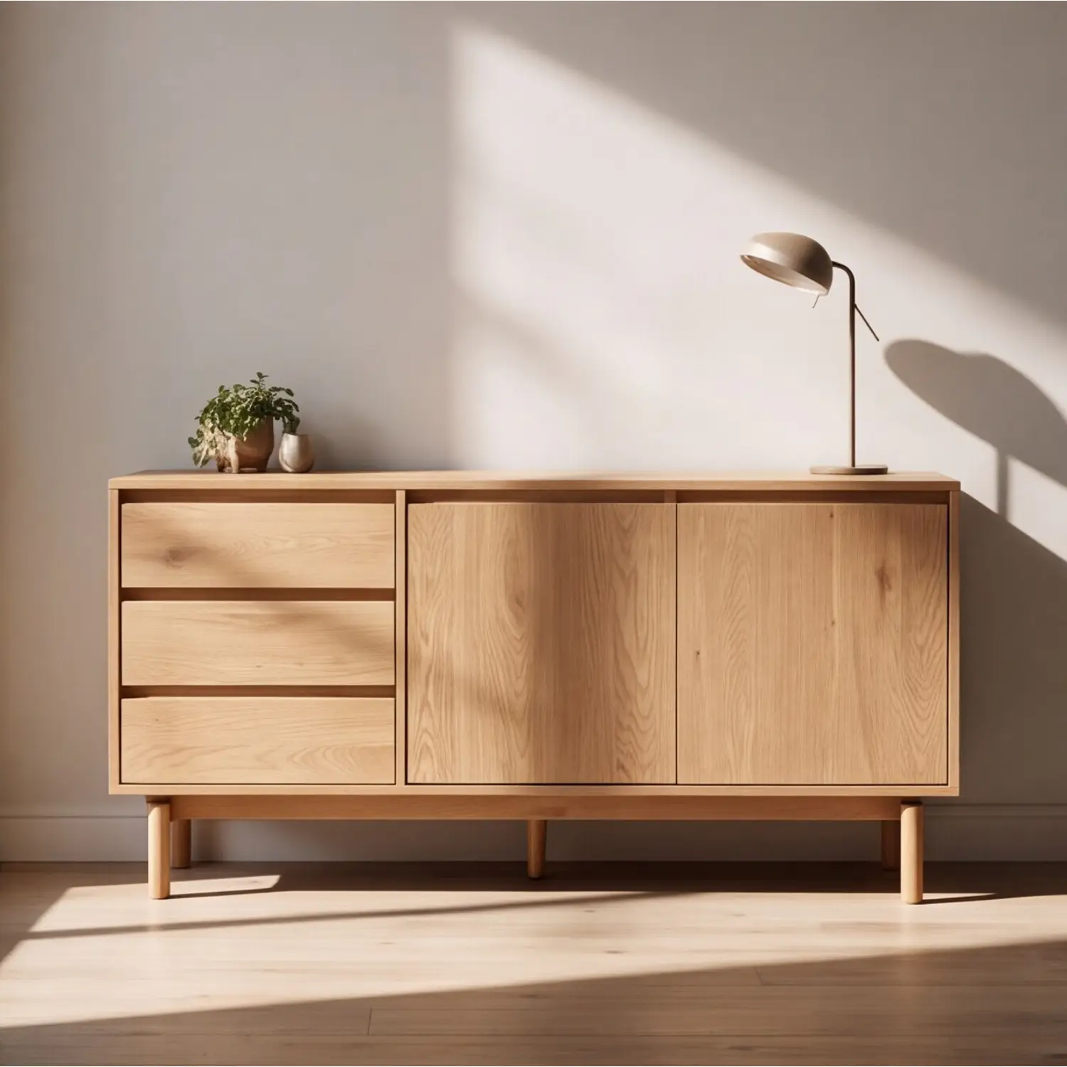 Buffet en bois 160cm