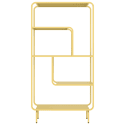 Console design en métal jaune