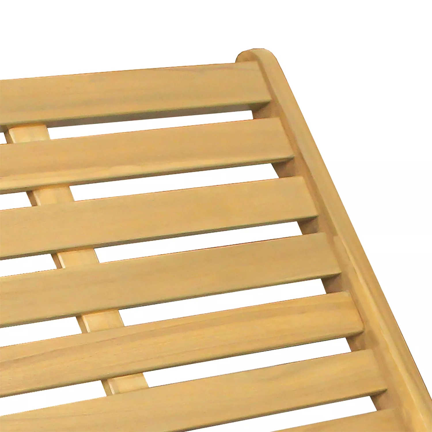 FARO Poltrona da giardino pieghevole in acacia con cuscini beige