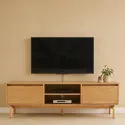 Meuble TV en bois 160cm