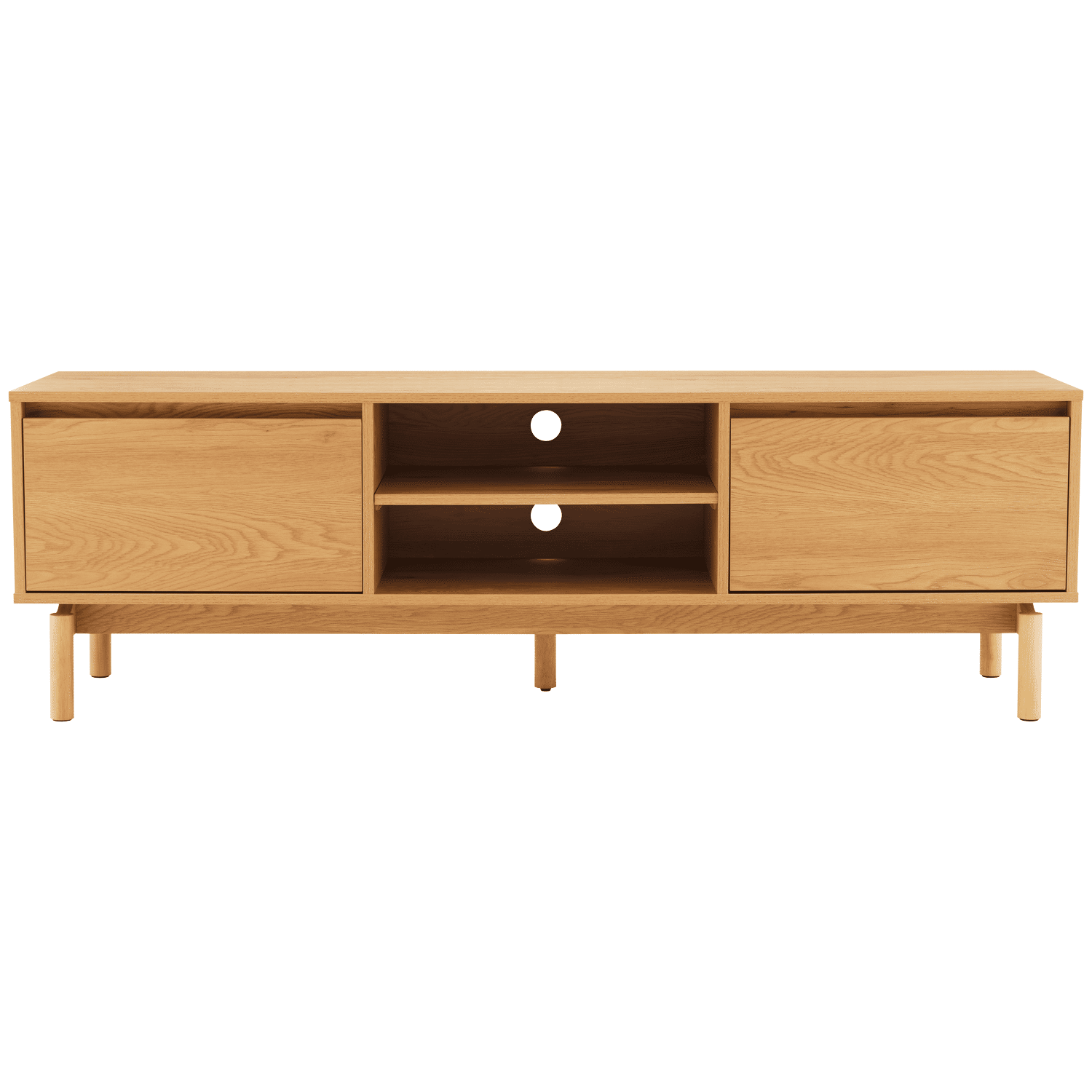 Meuble TV en bois 160cm SARAH