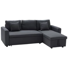 CLARK Sofá cama de canto de...