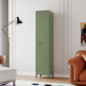 Armoire en métal 1 porte vert kaki