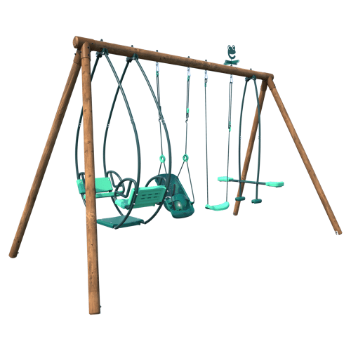 SOULET - Portique en bois...